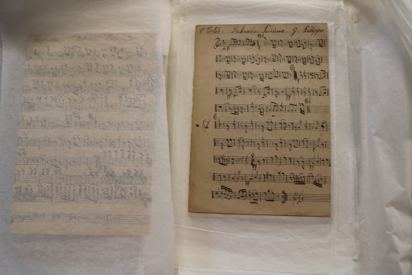 Exemplo de documento restaurado e conservado
